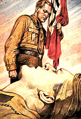 Ein Propagandaplakat der SA um 1932