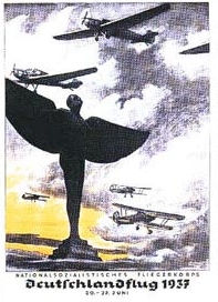 Eines der unzhligen Propagandaplakate der NSDAP - hier: Luftwaffe