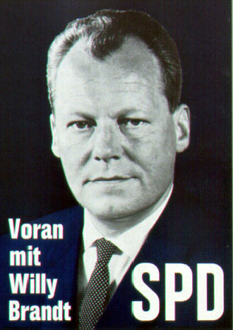 Plakat der SPD zur Bundestagswahl