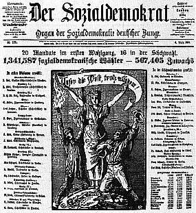 Wahlerfolge der Sozialdemokraten 1890